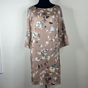 MATHILDA J. Brown Floral Dress M